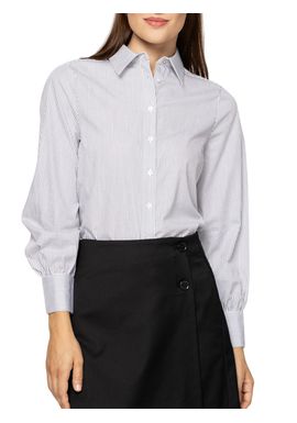 Women's Navy Blue Reka Shirt Heavy Tools T40048-LINES