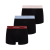 Men's Black Low Rise Trunk 3Pk Calvin Klein LV00NB4389-2VA