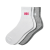 Γυναικείες Quinlin Logo Quarter Κάλτσες 2 Τεμαχίων Λευκές/Γκρι UGG 1171623-CNKG