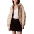 Women's Beige Shine Puffer Jacket Calvin Klein LV047D505G-NSU