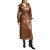 Women's Camel Linkie Trench Coat Mind Matter MML25-02-06-013
