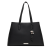 Women's Black Ikon Smooth Lg Tote Bag Karl Lagerfeld B1W30001-999 BLACK