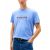 Ανδρικό T-shirt Γαλάζιο Tommy Jeans DM0DM22307-C58