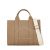 Women's Brown K/Rsg Md Square Tote Oeb Emb Bag Karl Lagerfeld B1W30041-1LG NOUGAT
