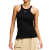 Γυναικείο Tank Top Μαύρο Karl Lagerfeld B2W17003-998 BLACK/WHITE