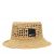 Women's Beige Klj Raffia Bucket Hat Karl Lagerfeld Jeans A2W33033-106 NATURAL