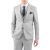 Men's Grey Cross Vest Suit Vittorio PALERE-GREY
