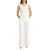 Women's White DALISA TROUSERS Mind Matter MML26-01-03-002