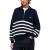 Women's Navy Blue TJW Stripe Quarter Zip Sweater Tommy Jeans DW0DW22928-0A9