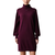 Women's Calypso Berry TJW ESS TURTLENECK SWEATER DRESS Tommy Jeans DW0DW23460-V11