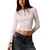 Γυναικείο Μακρυμάνικο T-shirt Ροζ Calvin Klein LV047A803G-3FS