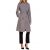 Women's Grey Monica Coat Mind Matter P240605-GREY