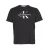 Ανδρικό Plus Size Disrupted Outline Logo T-shirt Μαύρο Calvin Klein J30J325460-BEH