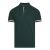 Men's Green Monotype Cuff Slim Fit Polo Tommy Hilfiger MW0MW34737-MBP