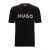 Ανδρικό Drochet T-shirt Μαύρο Hugo 50509958-001