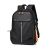 Unisex Black 15'' Waterproof 30L Laptop Backpack Sako 8188-BLACK