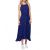 Γυναικείο Αμάνικο Valetta Φόρεμα Μπλε Heavy Tools S24472-POLKA