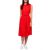 Women's Red Sleeveless Viri Dress Heavy Tools S24466-RED