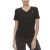 Women's Black CK Embro Badge V-Neck tee Calvin Klein J20J222560-BEH