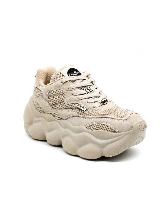 Women's Beige Komodo Sneakers Buffalo BUF1636223-CREAM