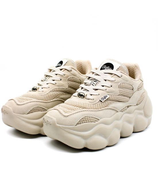 Women's Beige Komodo Sneakers Buffalo BUF1636223-CREAM