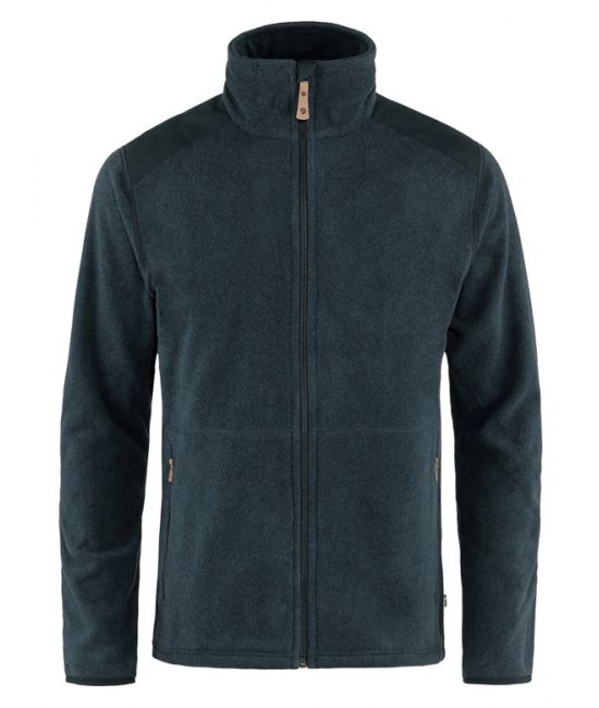 Men's Navy Blue Sten Fleece M Fjallraven 81765-555 DARK NAVY