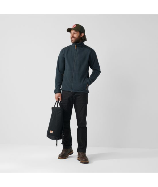 Men's Navy Blue Sten Fleece M Fjallraven 81765-555 DARK NAVY