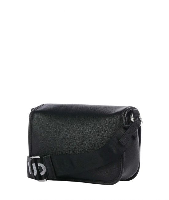 Women's Black Bel Crossbody Flap Bag Hugo 50541869-001