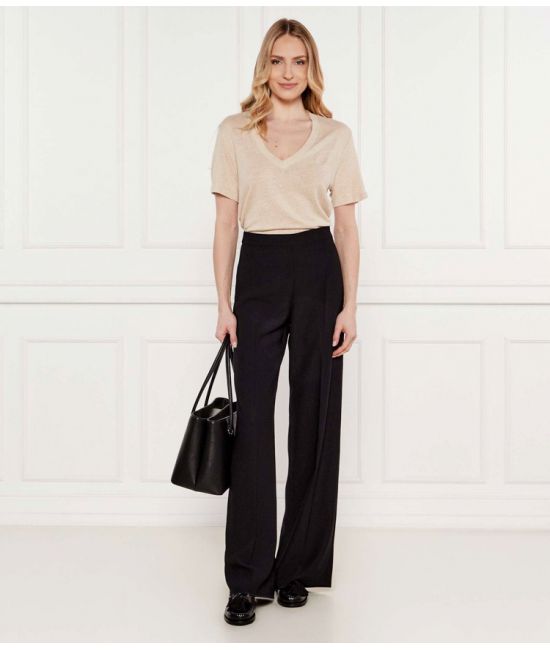 Γυναικείο Λινό C_Ela_1 T-Shirt Μπεζ Boss 50538645-287