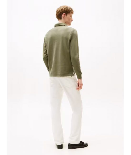 Men's Olive Green 1985 Regular Ls Polo Tommy Hilfiger MW0MW20183-PLI