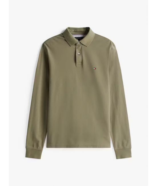 Men's Olive Green 1985 Regular Ls Polo Tommy Hilfiger MW0MW20183-PLI