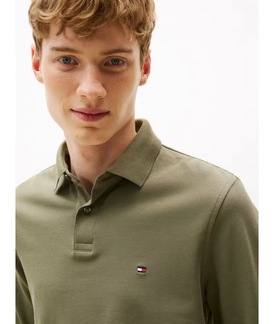 Men's Olive Green 1985 Regular Ls Polo Tommy Hilfiger MW0MW20183-PLI