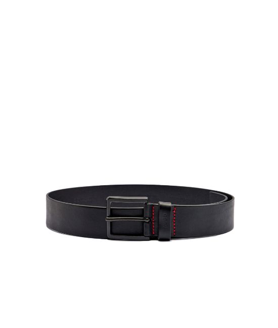 Men's Black Leather Gionio Sz40 Belt Hugo 50385358-001