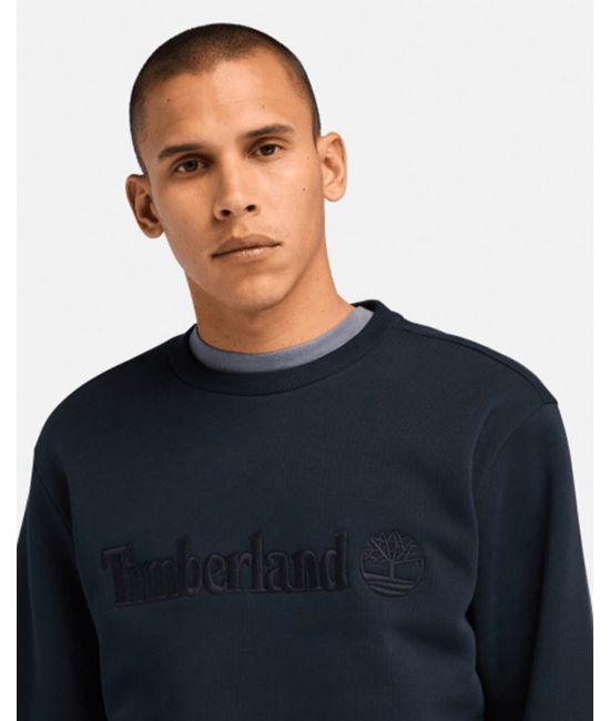 Men's Navy Blue Hamp Crew Neck Sweatshirt Timberland TB0A6VG6-433