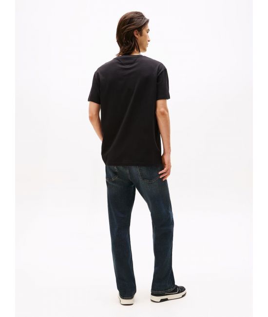 Ανδρικό T-shirt Μαύρο Tommy Jeans DM0DM21978-BDS