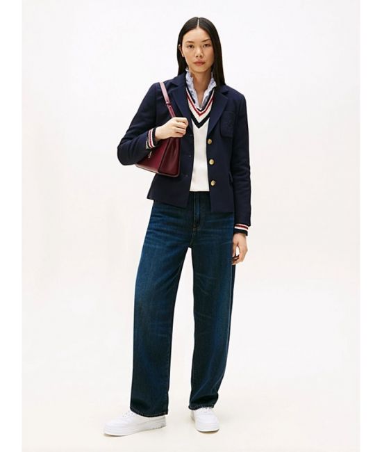 Γυναικείο Σακάκι Navy Μπλε Tommy Hilfiger WW0WW46660-C1G