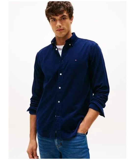 Ανδρικό Κοτλέ Πουκάμισο Navy Μπλε Tommy Hilfiger MW0MW40486-BCL