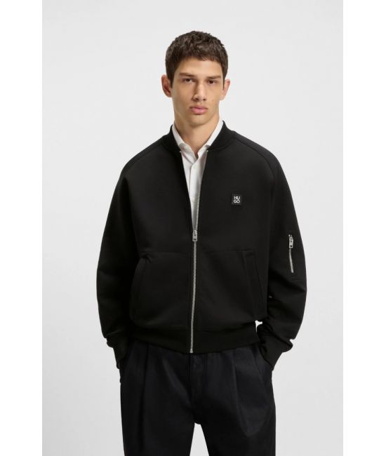Men's Black Dargenzip Bomber Jacket Hugo 50542590-001