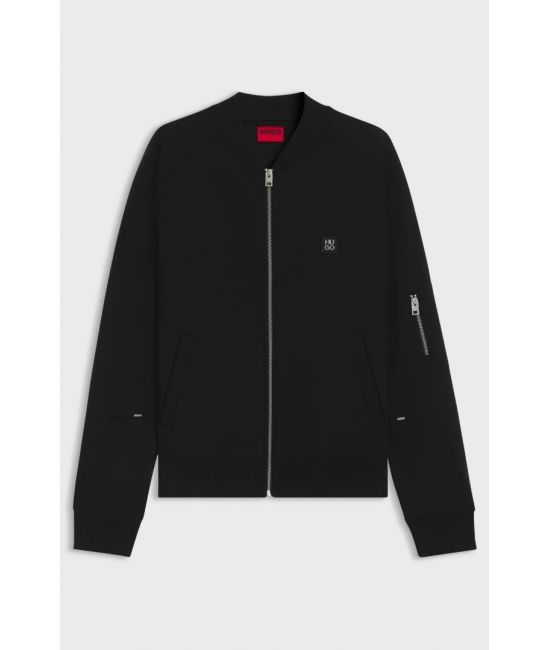 Men's Black Dargenzip Bomber Jacket Hugo 50542590-001