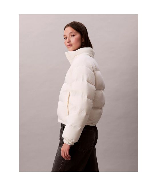 Γυναικείο Puffer Μπουφάν Μπεζ Calvin Klein LV047D501G-VDV