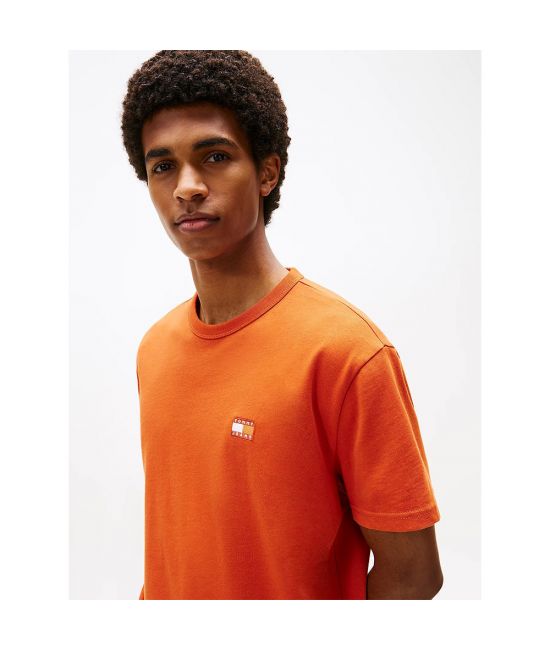 Ανδρικό T-shirt Πορτοκαλί Tommy Jeans DM0DM20322-0JG