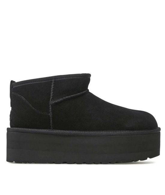 Women's Black Classic Ultra Mini Platform Boots UGG 1135092-BLK