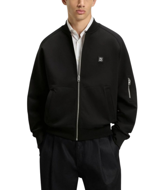 Men's Black Dargenzip Bomber Jacket Hugo 50542590-001