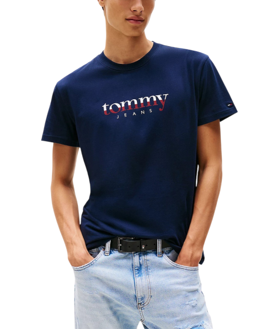 Ανδρικό T-shirt Navy Μπλε Tommy Jeans DM0DM21978-C1G
