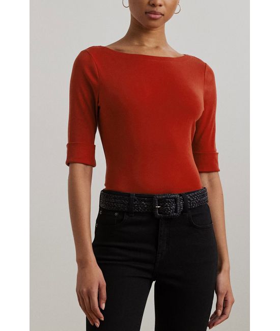 Women's Red JUDY-ELBOW SLEEVE-KNIT Ralph Lauren 200654963193-600