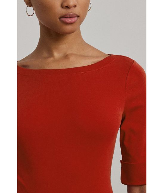 Women's Red JUDY-ELBOW SLEEVE-KNIT Ralph Lauren 200654963193-600
