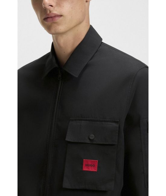 Ανδρικό Emmond Overshirt Μαύρο Hugo 50482701-001