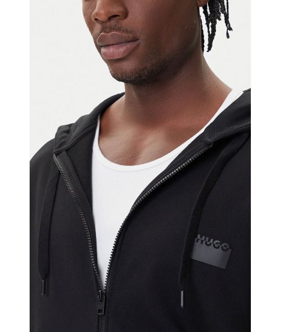 Men's Black Delastomer Sweatshirt Hugo 50546874-001
