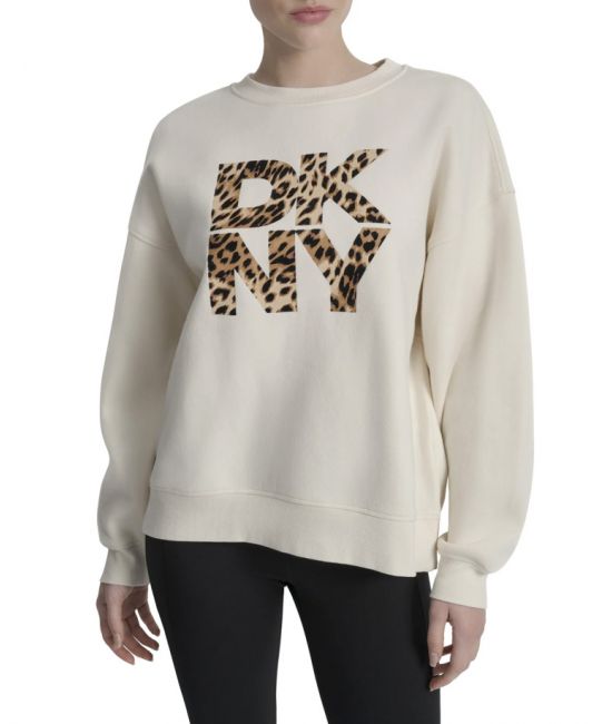 Γυναικείο Φούτερ Μπεζ DKNY DP5T1433-M8F