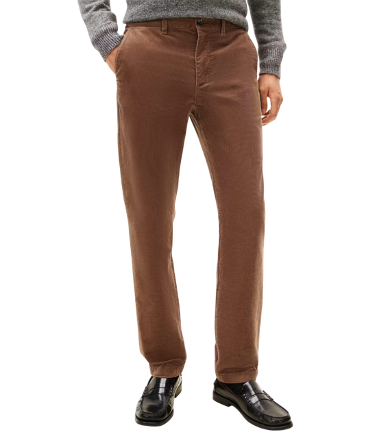 Men's Brown Denton Pd Corduroy Pants Tommy Hilfiger MW0MW40267-0F7